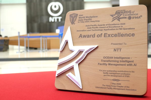 NTT Com Asia’s OCEAN Intelligence Recognized with IFMA Asia Pacific Award of Excellence